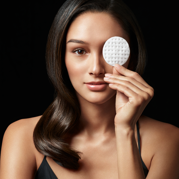 Retirar el maquillaje y los residuos. Tenga en cuenta que los desmaquillantes y limpiadores a base de aceite pueden dejar una película que puede crear una barrera entre las cejas y el acondicionador de cejas. Es importante lavar cualquier residuo.